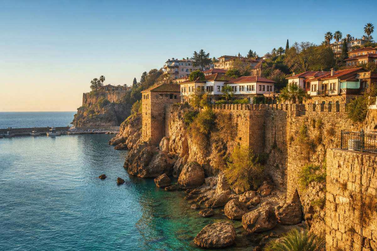 Antalya, Türkiye — Kaleiçi old town, Lara beaches and Turquoise Coast gateway