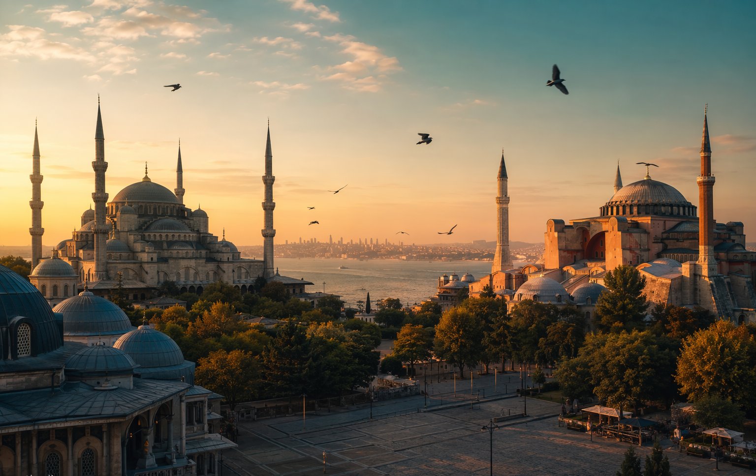 Istanbul, Türkiye — Two continents, one skyline — mosques, bazaars and Bosphorus ferries