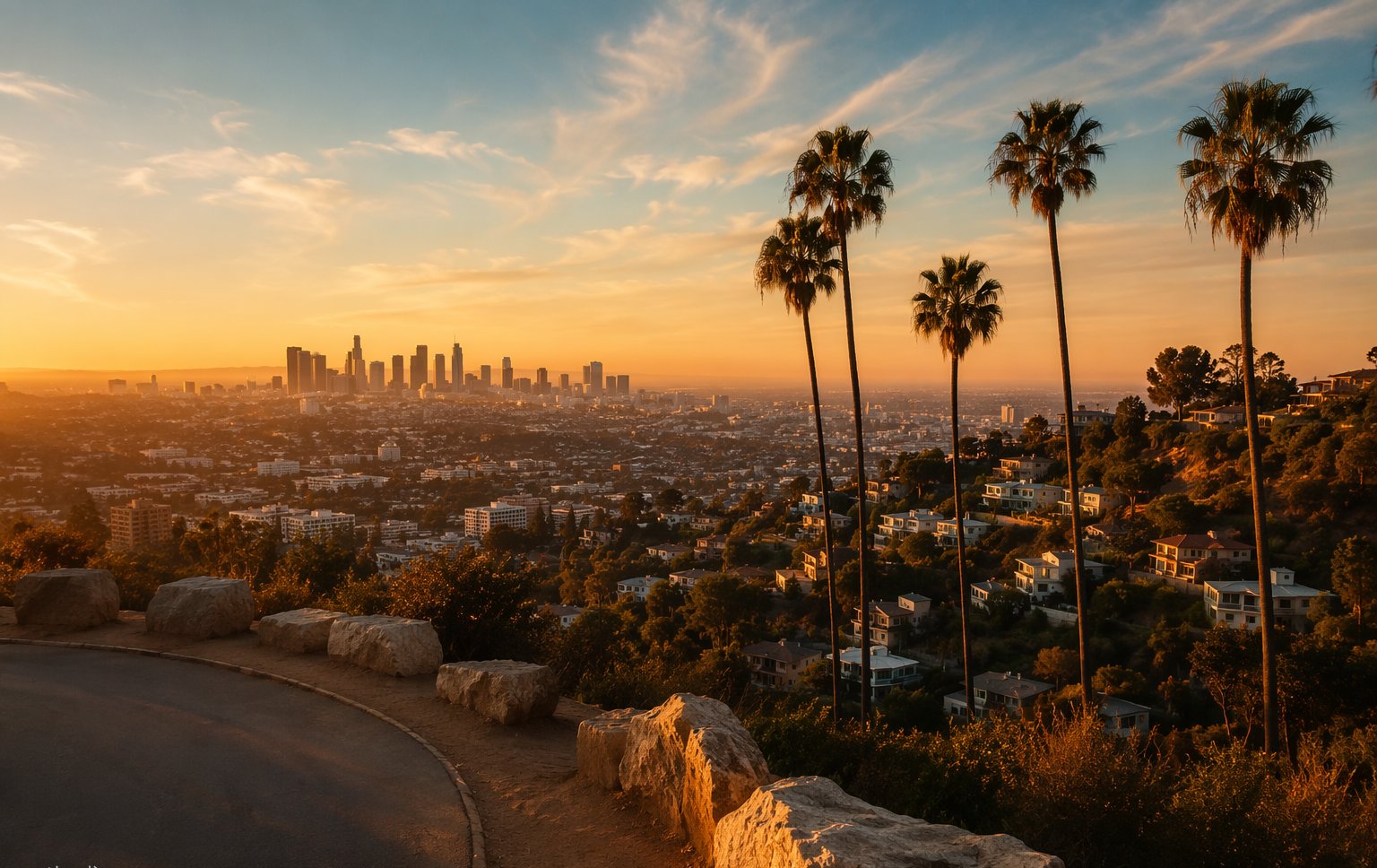 Los Angeles, United States — Freeways, film lore and Pacific sunsets