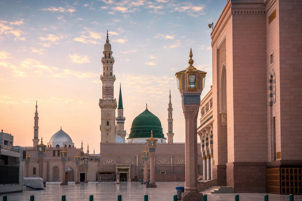 Madinah, Saudi Arabia — Prophet’s Mosque pilgrimage city after Mecca Umrah